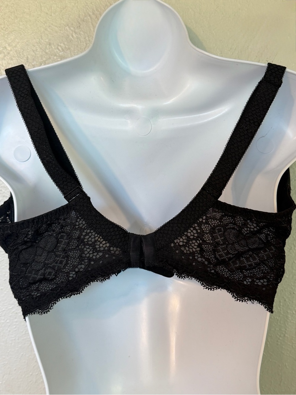 Simone Perele Caresse 3D Plunge T-Shirt Bra in Black Sz 32H - Picture 5 of 15